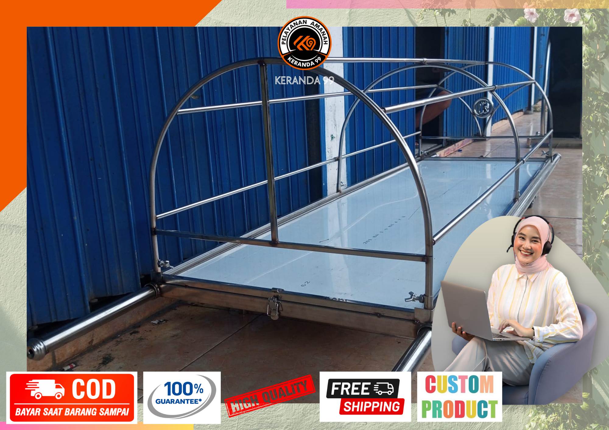 Beli Keranda Untuk Ambulan Bahan Stainless Di Pandeglang