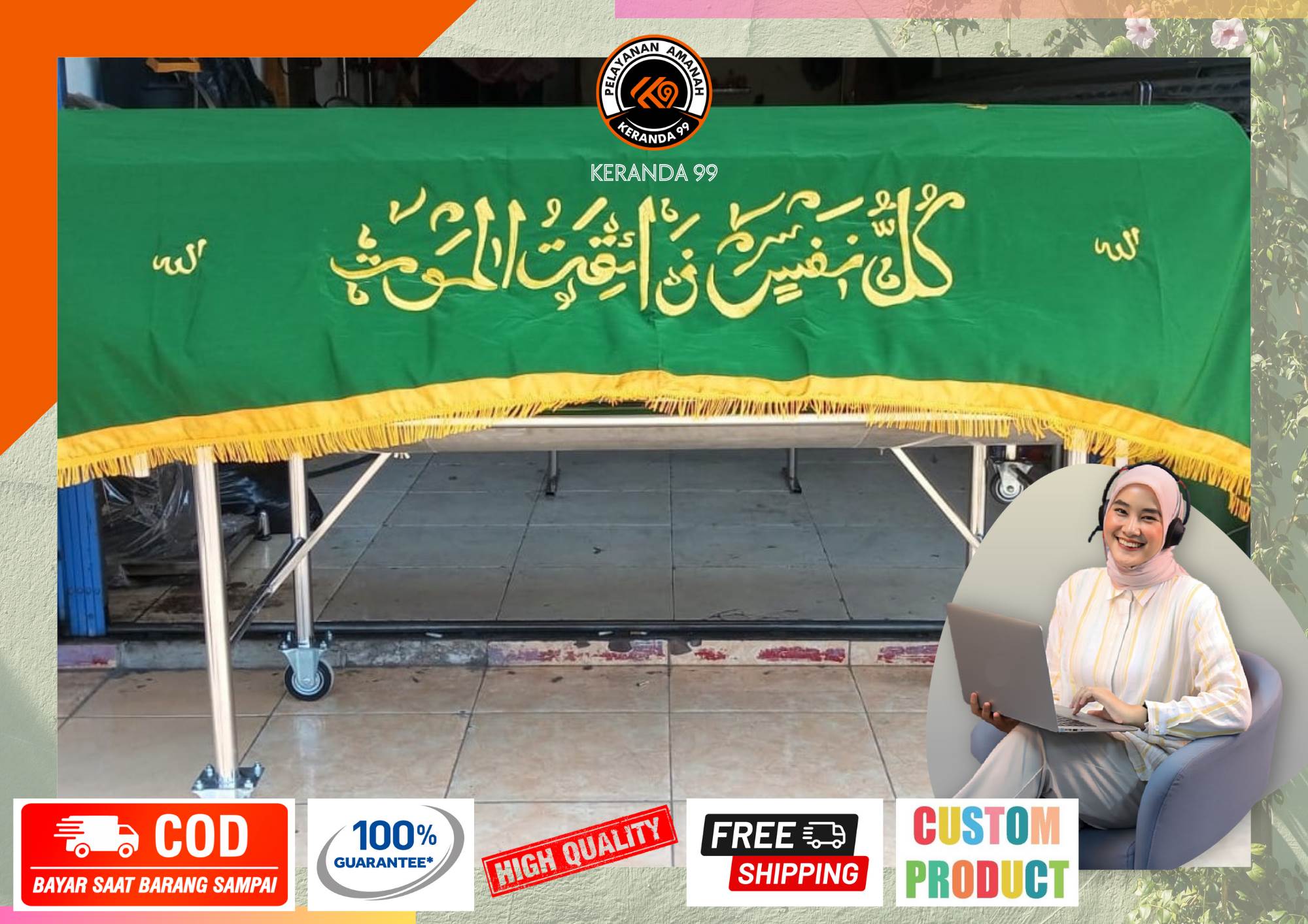 Pembuatan Keranda Jenazah Stainless Steel